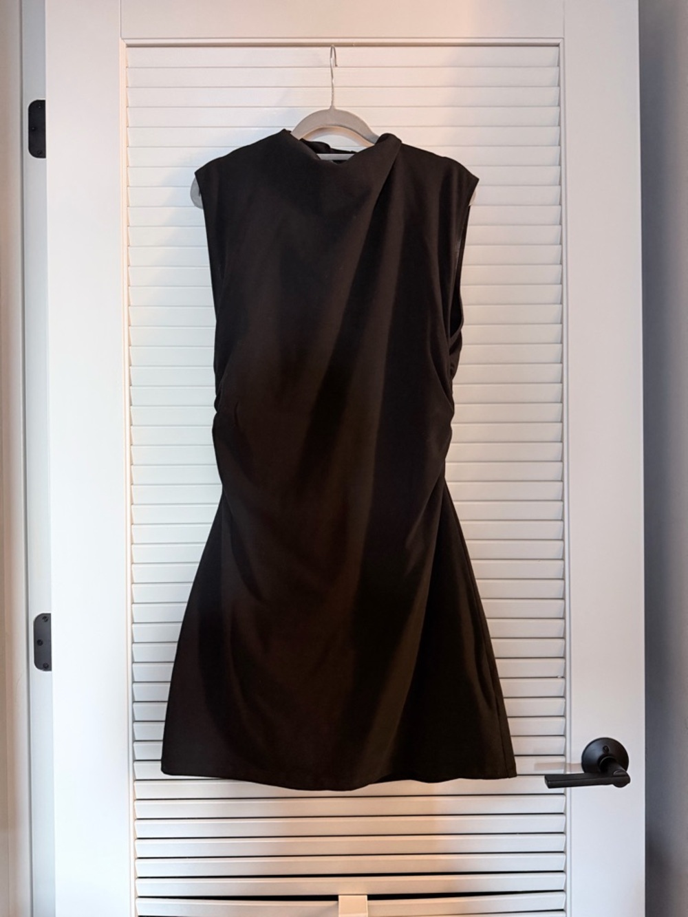 Reformation Black Sleeveless Mini Dress